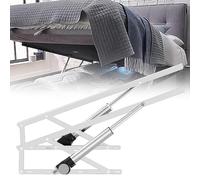 Electric Bed Lift Mechanism with Remote Control 2-Piece Hydraulic Lift Kit for Bed Frame Steel Frame Elevation System for Bedroom 0.8M Height Adjustment