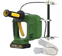 Electric Bee Remover 150W, Cordless Bee Shaker with 2x2000mAh Batteries, 600-2000rpm, 9 Gear Adjustable, Beehive Frame Shaking Tool for Beekeeping
