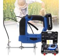 Electric Bee Remover, Cordless Honey Shaking Machine, Portable Beehive Frame Shaker with 2 Batteries, 4 Speeds, for Honey Bee Farm, Beekeeper Tool