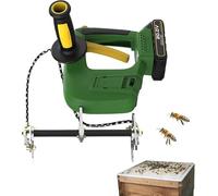 Electric Bee Remover Shaking Machine, 150W Portable Honey Separator, 9 Gears Adjustable, Rechargeable Battery, Ideal for Bee Farm and Honey Production