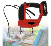 Electric Bee Shaker for Bee Remover, Cordless Beehive Frame Shaking Machine with 2 Batteries, Rechargeable Handheld Bee Remover, 4 Gear Speed Adjustable, Beekeeping Supplies for Shake Bee,Blue-220V