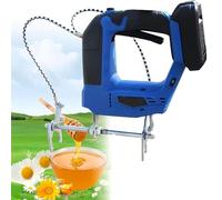 Electric Bee Shaker | Handheld Cordless Bee Remover | with Anti-Slip Handle | 4-Gear Speed Adjustment | Rechargeable Beekeeper Tool | Beekeeping Supplies for Shaking (Blue, 1 Battery)
