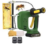 Electric Bee Shaker Handheld Honey Spinner - Rechargeable, 4 Speeds, 2700RPM for Beekeeping and Honey Harvesting