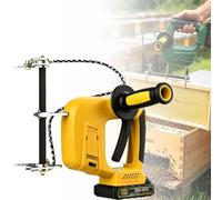Electric Beekeeping Shaker Machine, 9-Speed Dial (600-2000 bpm), Rechargeable 2000mAh Battery, Cordless, Durable ABS/Steel for Commercial Use