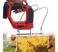 Electric Beekeeping Tool - Bee Removal Machine with Ergonomic Handle, 2000mAh Battery Powered Honey Spinner, Beehive Frame Holder, Lightweight Design