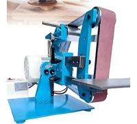 Electric Belt Sander, 750W Bench Grinder with 5 Sanding Belts for Vertical & Horizontal Use, Ideal for Woodworking, DIY Crafts, and Metal Polishing, 915x50mm Belt