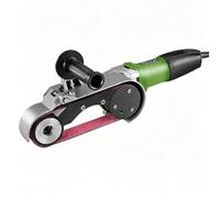 Electric Belt Sander, 800W Tube Sanding Machine, 6-Speed Adjustable Grinding, 270° Rotation, Ideal for Polishing and Grinding Round Pipes