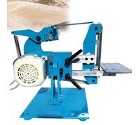 Electric Belt Sander, Belt Polishing Grinder, 750W/1100W Vertical and Horizontal Bench Sander with 5 Sanding Belts, All-Steel Body