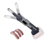 Electric Belt Sander Compatible with Makita 18V, 35° Adjustable Cordless Finger Sanders, Multipurpose Filing with 3 Sanding Belts, 6 Speed, Detail Sander File for Wood, Metal Polishing (No Battery)