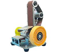 Electric Belt Sander for Knife Making and Metal Grinding, Adjustable Speed 7 Levels, Ideal for Polishing and Sharpening, Versatile Tool for Woodworking Projects