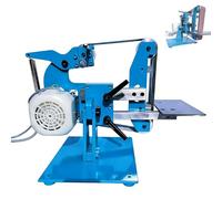 Electric Belt Sander, Vertical Horizontal Sanding Machine with Adjustable Speed for Wood Metal Grinding Polishing Sharpening