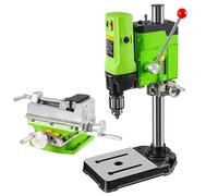 Electric Bench Drill Press, 1050W Mini Drilling Machine 3-16mm with Portable Workbench for DIY Woodworking and Jewellery Making