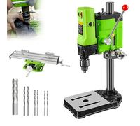 Electric Bench Drill Press Stand with Adjustable Clamp and 6-Speed Design, Height Adjustable for Precision Hardware Processing and Mold Making