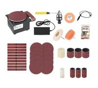 Electric Bench Grinder Sander - Adjustable Speed Polishing Machine for Metal, Wood, Aluminium - Perfect for DIY Projects