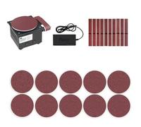 Electric Bench Grinder Sander - Adjustable Speed Polishing Machine for Metal, Wood, Aluminium - Perfect for DIY Projects