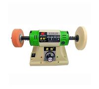 Electric Bench Polishing Grinding Machine Gem Jewelry Rock Grinder Desktop Lathe Polisher Adjustable Speed 0-10000RPM 750W for Gem Stone