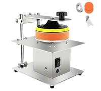 Electric Bench Polishing Machine with Adjustable Speed for Scratch Repair and Data Recovery, Includes Polishing Pads
