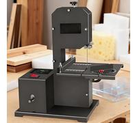 Electric Bench Saw 800W for Wood and Foam - Professional Scroll Cutting Machine with Tilting Metal Table and 70mm Cutting Height Capability