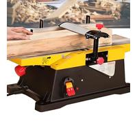 Electric Benchtop Planer, 1800W Heavy Duty Woodworking Tool for Precise Wood Cutting and Thickness Planing