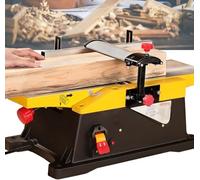Electric Benchtop Wood Planer, 1800W High Power 12000 RPM for Smooth Woodworking, Adjustable Cutting Depth Precision