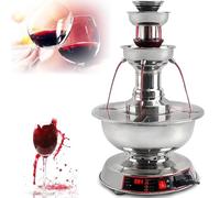 Electric Beverage Dispenser with 3-Tier Design, 3.5L Capacity, and 0-100°C Temperature Control for Serving Wine, Champagne, and Juice at Parties