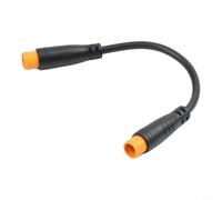 Electric Bicycle 3-pin Extension Cable Male To Female, Abs Throttle Control Wire Adapter For E-bike Thumb Shifter, Weather Resistant 129mm(3 pin public)