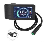 Electric Bicycle 500C Display Unit for Bafang Motors, Colour LCD Monitor with Speedometer and Odometer, UART Interface, Adjustable Brightness