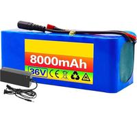 Electric Bicycle Battery 36V 8Ah Waterproof Ebike Battery Pack 10 Series 3 Parallel Rechargeable Battery Pack High Power Batt