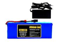 Electric bicycle battery 48v 200Ah 18650 lithium pack 13 series 3 parallel + charger