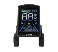 Electric Bicycle Color LCD Display Panel Compatible with For S100, SM Connector, Supports Protocol 2, Shows Fault Codes Speed and Distance Traveled
