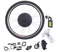 Electric Bicycle Conversion Kit 48V 1500W, Front/Rear Wheel Motor E-Bike Kit with LCD Display for 20-700C Bicycles