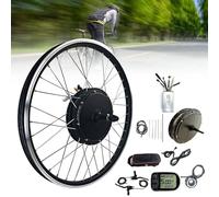 Electric Bicycle Conversion Kit Rear Wheel Hub Motor Kit-, 20/24/26/27.5/28/29/700C Inch Ebike Conversion Kit, Waterproof（Battery not included）