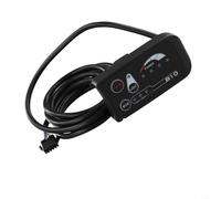 Electric Bicycle Display JN Controller Panel 36V 48V S810 LED Gauge Recording Consumption for E-Scooter Bike 22.2mm Fit Plastic Case(Waterproof Plug)