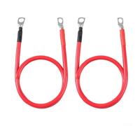 Electric Bicycle for battery Cable, 2PCS 10mm² 30-100CM Pure Copper Wire, Flame Retardant Terminals for E-Bike Scooter Inverter Connection(2PCS 50Cm)