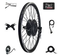 Electric Bicycle Front Wheel Kit 36V/48V - 250W/350W/500W, E-Bike Conversion Kit, Cycling Hub Motor with Intelligent Controller(28Km/H),48V/500W-700C