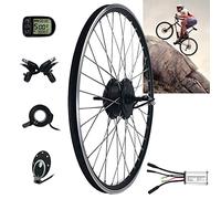 Electric bicycle front wheel Waterproof 20 24 26 27.5 28 29 Inch 700C Rear Wheel 36V 48V 250W 500W Rear Drive Rotary Motor Sets For,48V250W-26In