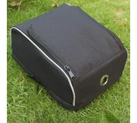 Electric Bicycle Handlebar Bag With Battery Storage Hole And Reflective Strips For Night Safety, Constructed With Oxford Cloth And Robust Three Point Fixing System(large size)