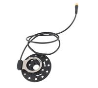 Electric Bicycle High Sensitivity 12 Magnets Dual Hall Sensor for Assist Pedal, Easy Installation and Durable, for Electric Bikes, PC Plastic (Small Holes)