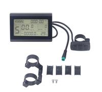 Electric Bicycle LCD Display Backlight Control Panel with Data Monitoring for Electric Mountain Bike and Commuter Bike 1 Piece