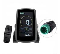 Electric Bicycle LCD Display Control Panel 36V 48V 24V 72V Speed Meter Speedometer Waterproof 5Pin Connector Intelligent E-Bike Assistant Gear Mileage Monitor