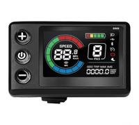 Electric Bicycle LCD Panel S866-1S 24V-48V with USB and Waterproof Connector for Real Time Speed, Battery, and Fault Code Information