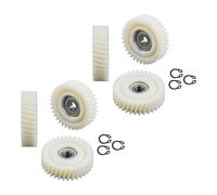 Electric Bicycle Planetary Gear Set 31T 35T 36T Nylon Cogs with 608 Bearing for Ebike Hub Motor Silent Wear Resistant Replacement Parts White 6 Pack(31 Teeth)