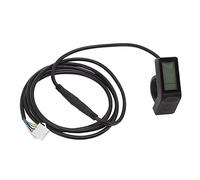 Electric Bicycle Scooter LCD Display Meter, PC Material, 24V 36V 48V Compatible Speedometer Odometer - 5 Pin Interface, Clear Digital Screen, Easy Riding Monitoring