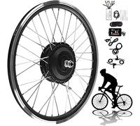 electric bicycle wheel， for front wheel with LCD display E-bike conversion kit Electric bike 20, 24, 26, 27.5, 28, 29, 700c inch Pedelec conversion kit Electric bike conve(48v/500w,26inch)