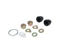 Electric Bicycle Wheel Hub Motor Axle Bolt Set 12mm 14mm Lock Nut Washer Cover for Ebike Replacement Parts Steel(14mm front)
