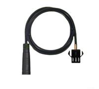 Electric Bike 3-pin Extension Cable, Male To Female Adapter For Throttle Hall Pas Sensor, Sm Interface Converter For E-bike Mountain Bike, Black Pvc Wiring Harness(female to SM female)