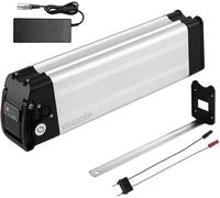 Electric Bike Battery 48 Volt 10Ah 12Ah 15Ah 20Ah Lithium-Ion with Discharge Port 2 Pins for Folding Scooter Motor Kit 250W-1000W