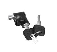 Electric Bike Battery Case Power Lock & Key - Unlock 13MM Locked 20MM, Apply to Hailong Ebike Lock Battery Case Box (20MM Black) 0604