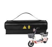 Electric Bike Battery Pack - Waterproof Safety Shell, 41x14x13cm Fireproof Carrying Case, Heat Resistant Storage Pouch, Holder Gear | Reliable Battery Protection for Outdoor Riding Adventures