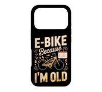 Electric Bike Because I'm Old Ebike Rider Wit Case for iPhone 17 Pro